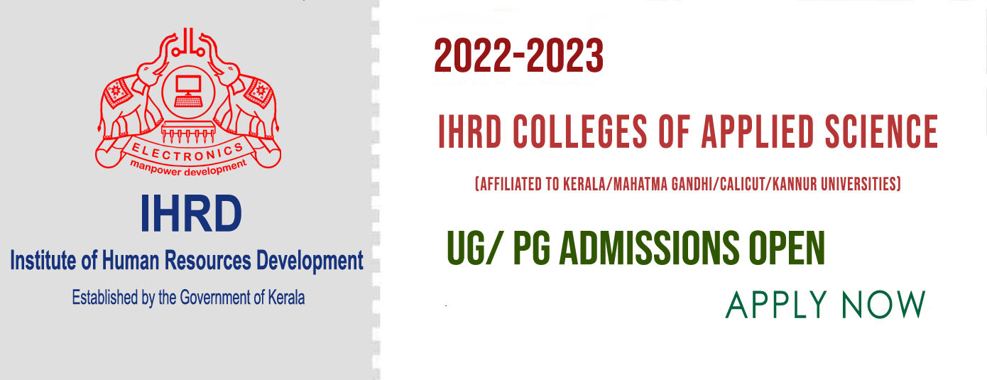 2022-23  UG / PG  Admission started under College of Applied Science